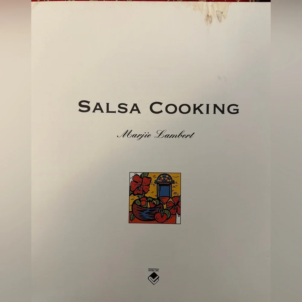 Salsa Cooking by Marjie Lambert (1994, Hardcover Cookbook)